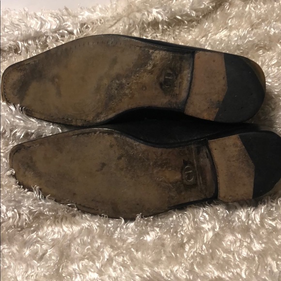 Vintage Christian Dior Pointed Leather Men… - Picture 5 of 8